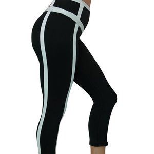 BSP Women's Active HighRise Colorblock 7/8 Pants S